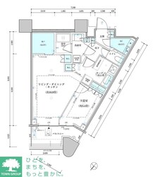 パークタワー勝どき サウス棟の物件間取画像